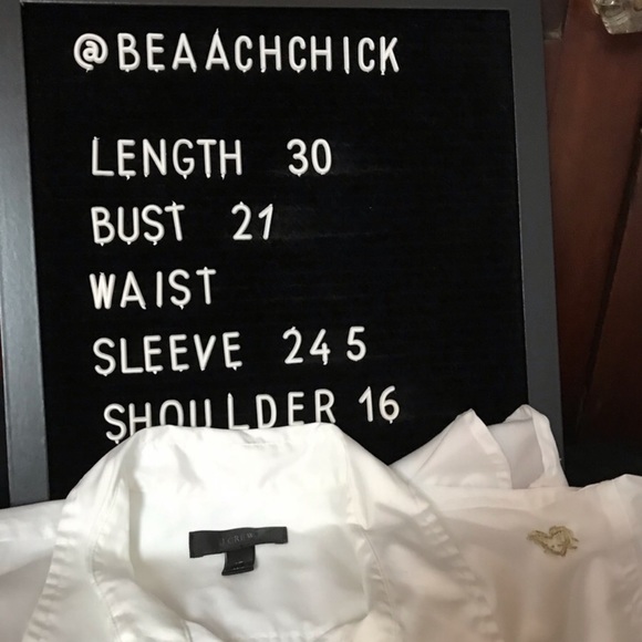 J Crew Bullion Heart Shirt B0636 - Picture 8 of 8